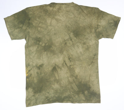 The Mountain Men’s Green Dog Headphones Graphic T-Shirt Size L