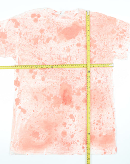 Unisex Adults UK Size S H&M Orange  T-Shirt