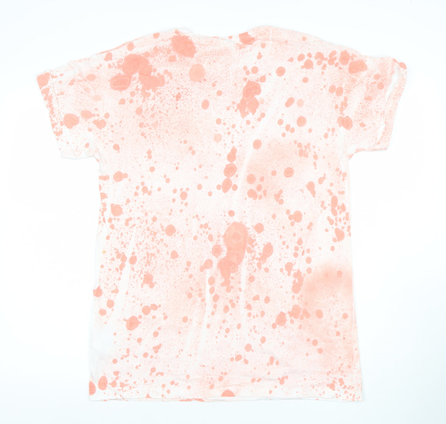 Unisex Adults UK Size S H&M Orange  T-Shirt