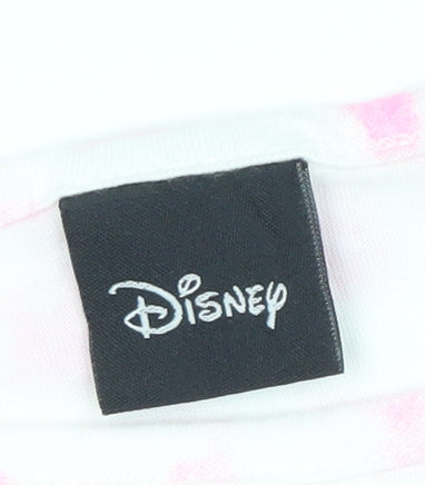 Girls UK Size 11-12 Years Disney Pink Basic T-Shirt
