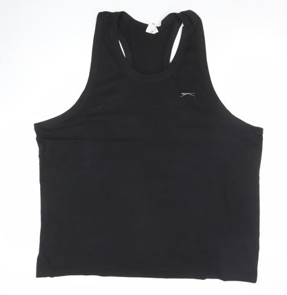 Mens UK Size 3XL Slazenger Black  T-Shirt