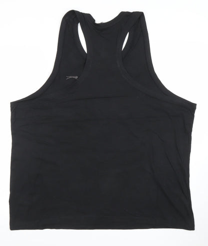 Mens UK Size 3XL Slazenger Black  T-Shirt