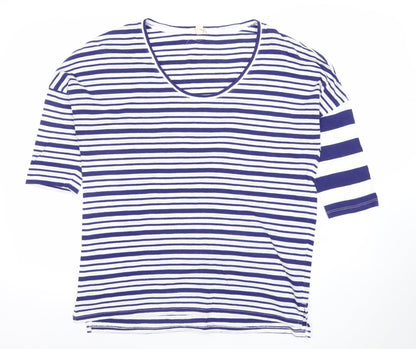 Womens UK Size M Esprit Blue Basic T-Shirt