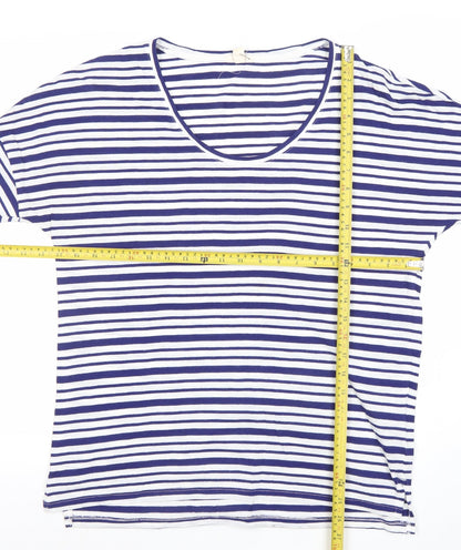 Womens UK Size M Esprit Blue Basic T-Shirt