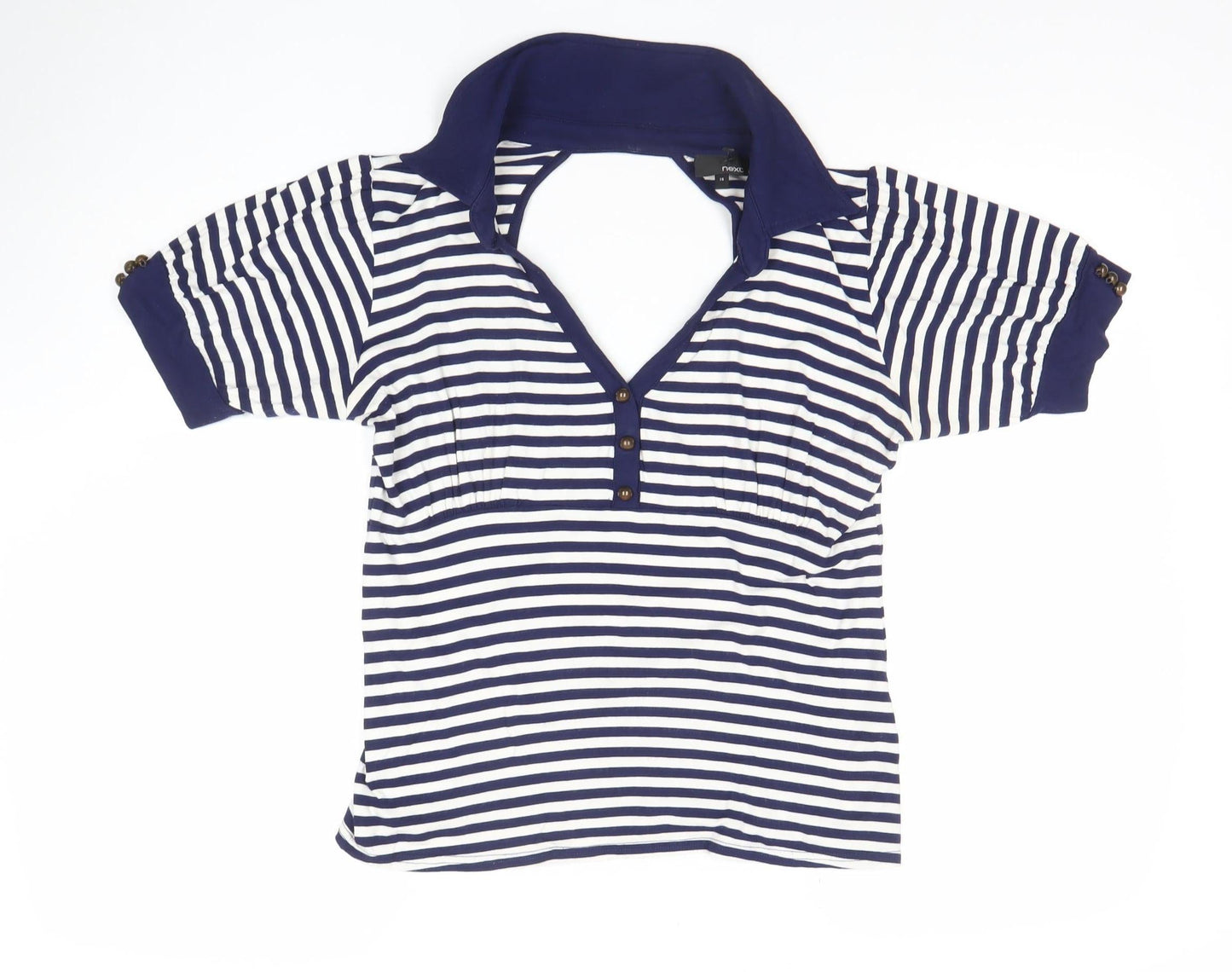Womens UK Size 16 NEXT Blue Basic T-Shirt