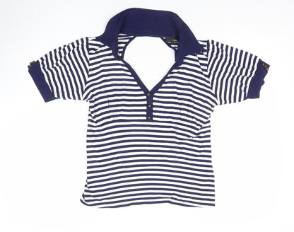 Womens UK Size 16 NEXT Blue Basic T-Shirt