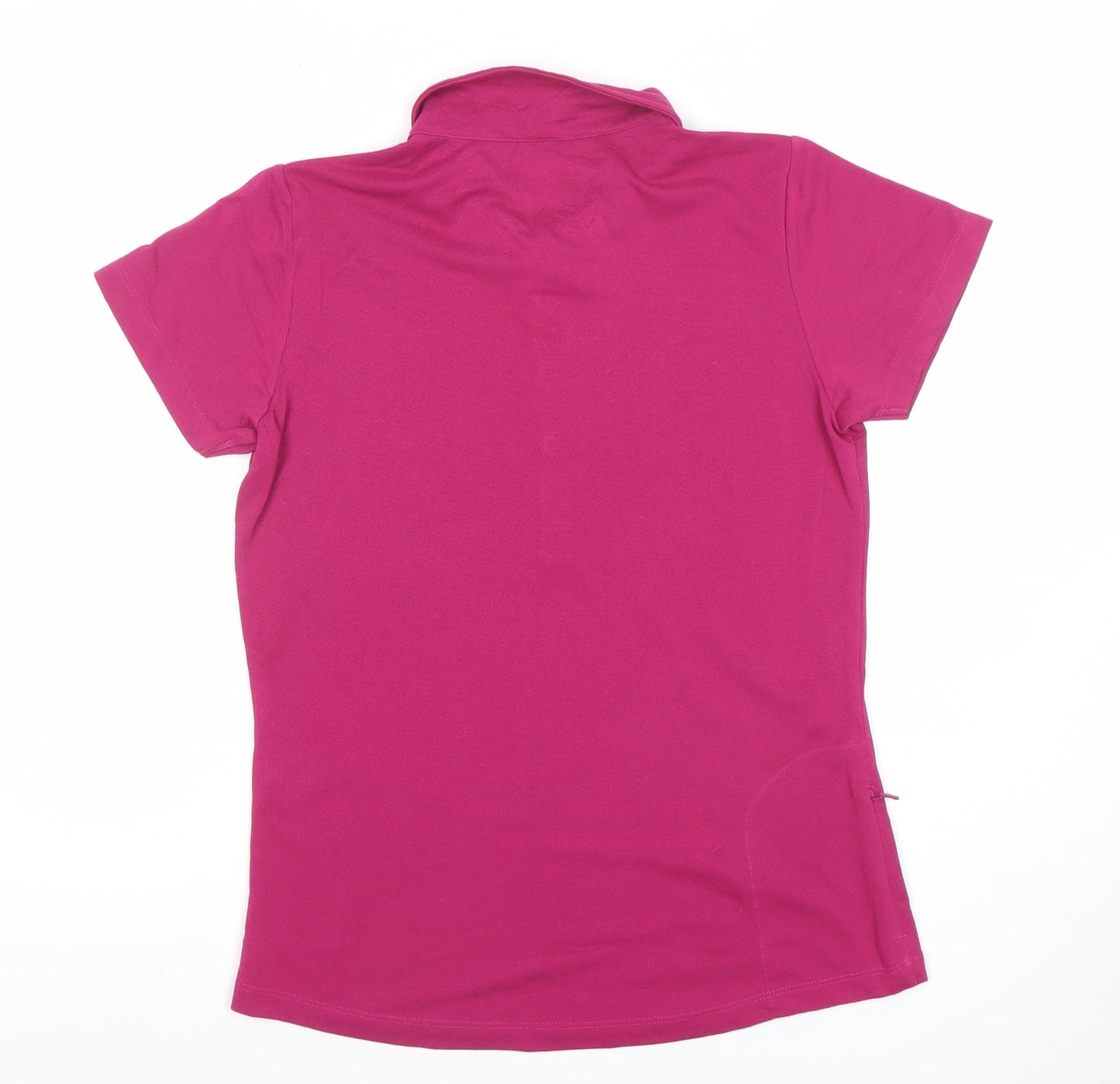 Womens UK Size 8 Rohan Pink Basic Polo