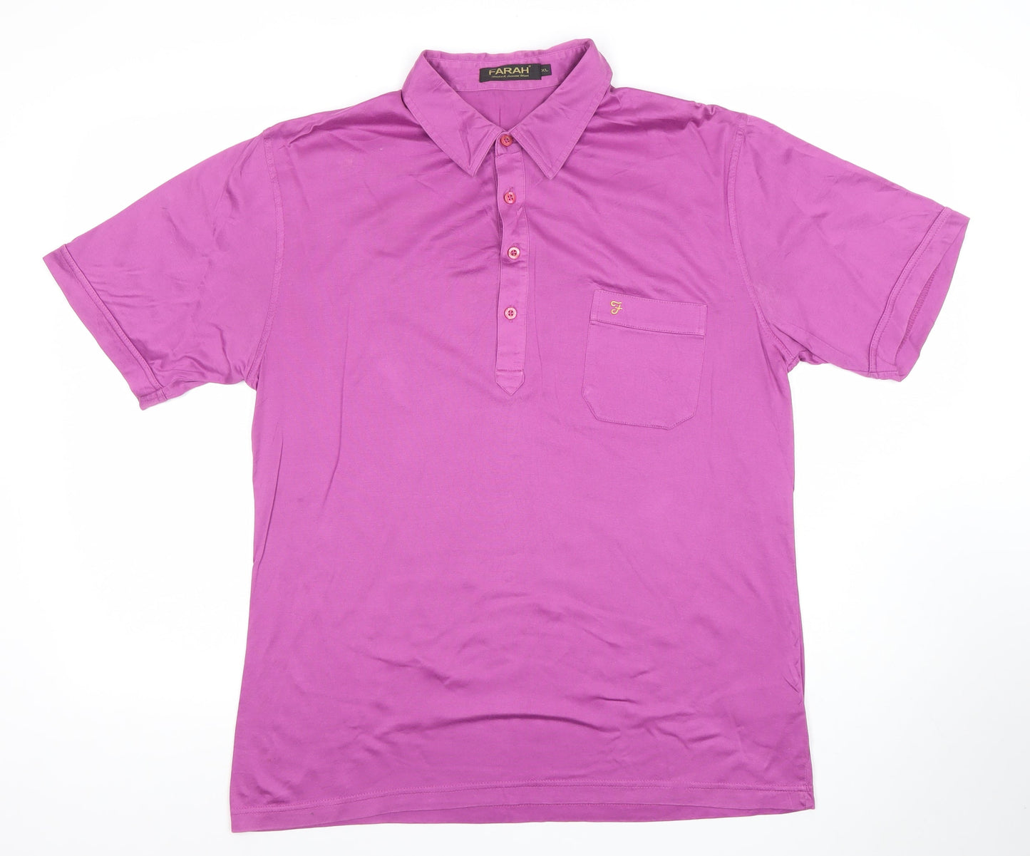 Mens UK Size XL Farah Cotton Polo Shirt