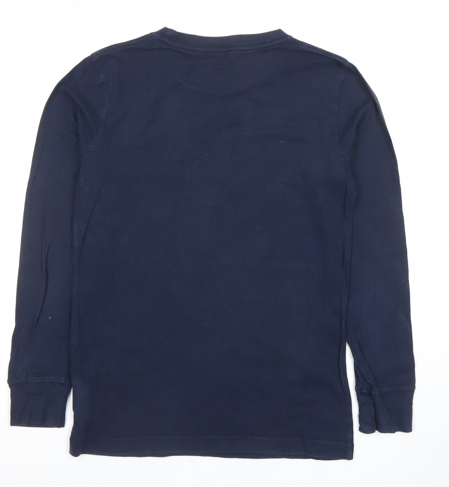 Boys UK Size 10-12 Years Nike Blue Basic Pullover T-Shirt