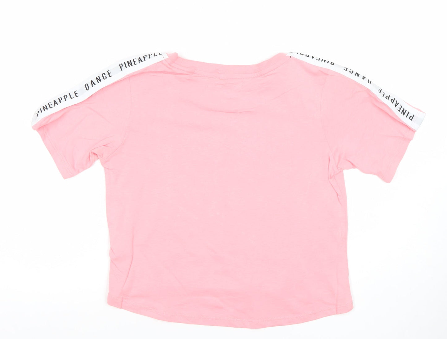 Girls UK Size 13 Years Pineapple Pink Basic T-Shirt