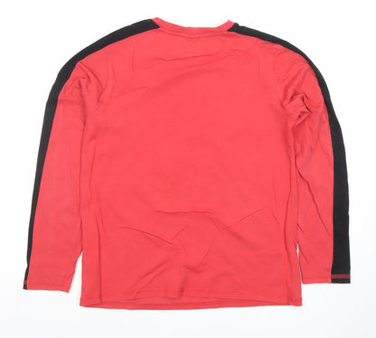 George Boys Red Super Mario Long Sleeve Graphic T-Shirt 10-11 Years