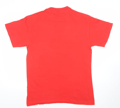 Mens UK Size M Genuine Merchandise Red  T-Shirt