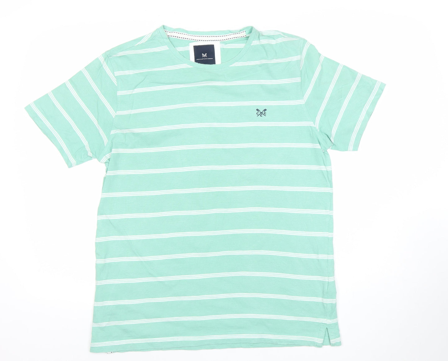 Mens UK Size L Crew Clothing Company Green  T-Shirt
