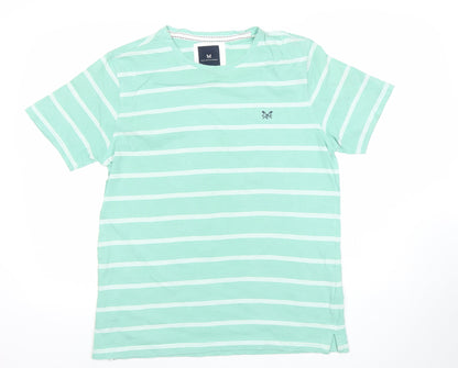 Mens UK Size L Crew Clothing Company Green  T-Shirt