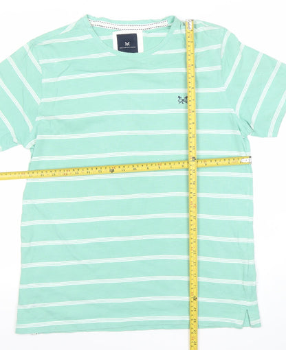 Mens UK Size L Crew Clothing Company Green  T-Shirt
