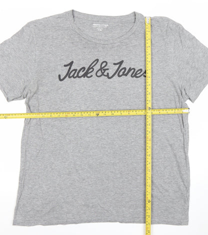 Mens UK Size XL JACK & JONES Grey  T-Shirt