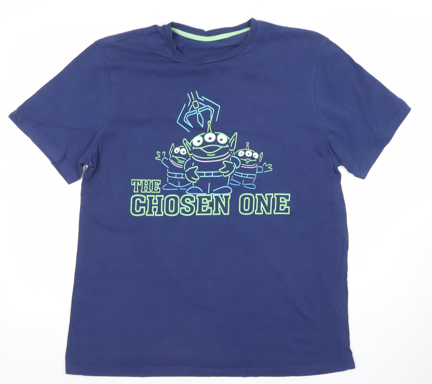 George Pixar Toy Story Alien 'The Chosen One' Blue Men's L T-Shirt