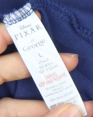 George Pixar Toy Story Alien 'The Chosen One' Blue Men's L T-Shirt