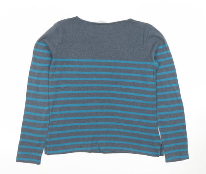 Womens UK Size S Kettlewell Blue Basic T-Shirt