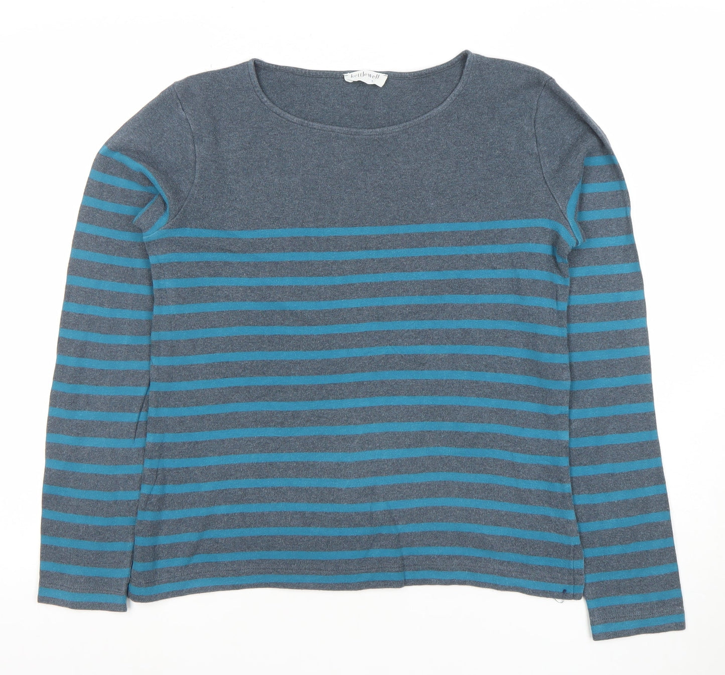 Womens UK Size S Kettlewell Blue Basic T-Shirt