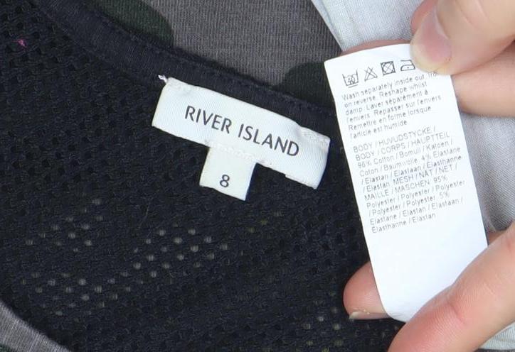 Womens UK Size 8 River Island Tank Dress