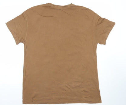 Bershka Women’s Brown Disney Adventure T-Shirt XS