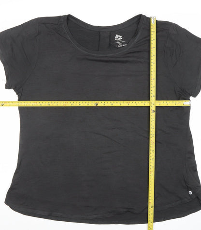 Womens UK Size XL RBX Black Basic T-Shirt