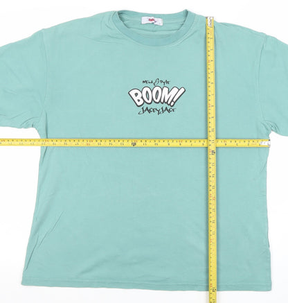 Mens UK Size S Disney Green  T-Shirt