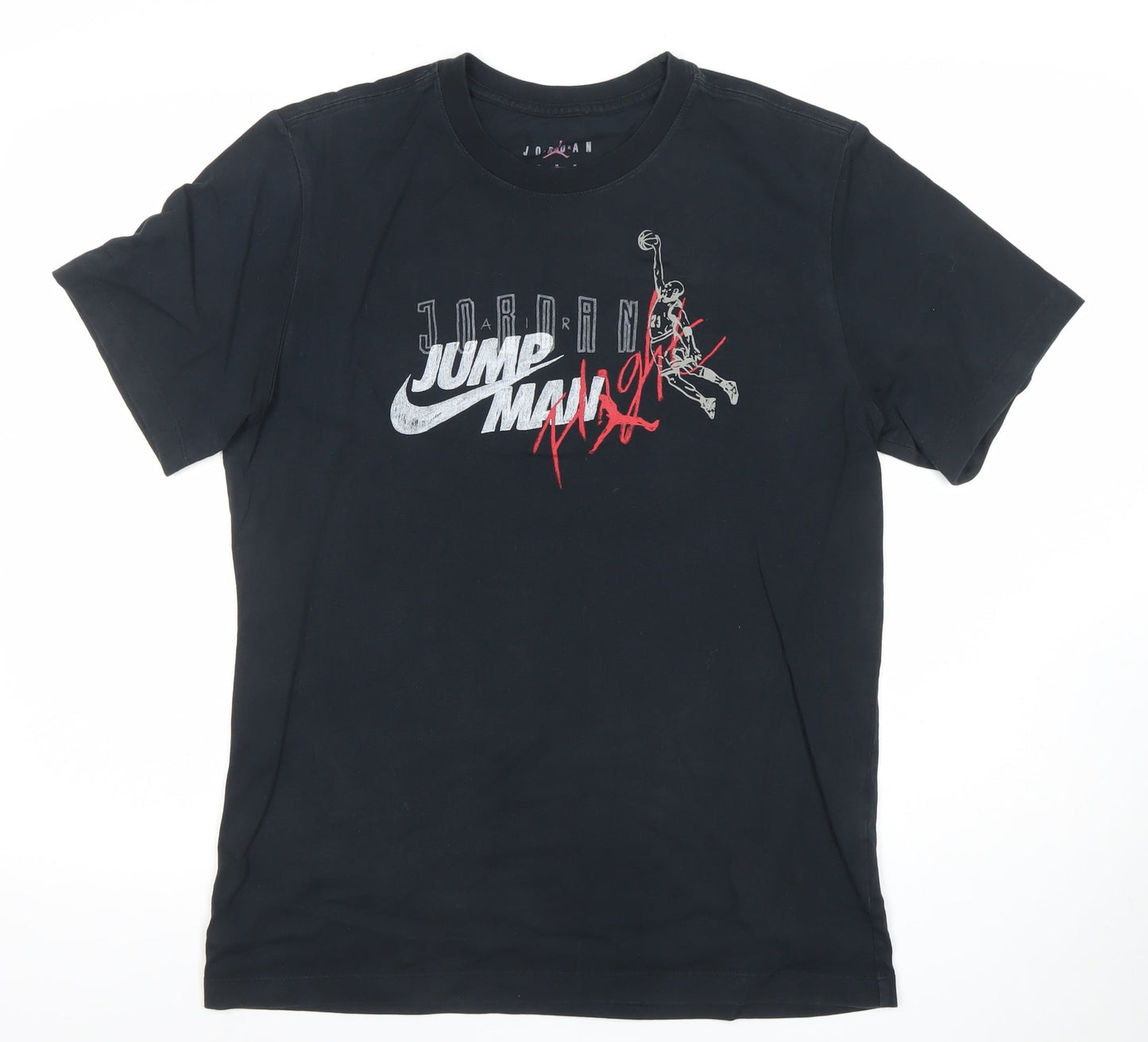 Mens UK Size M Nike Jordan Black  T-Shirt