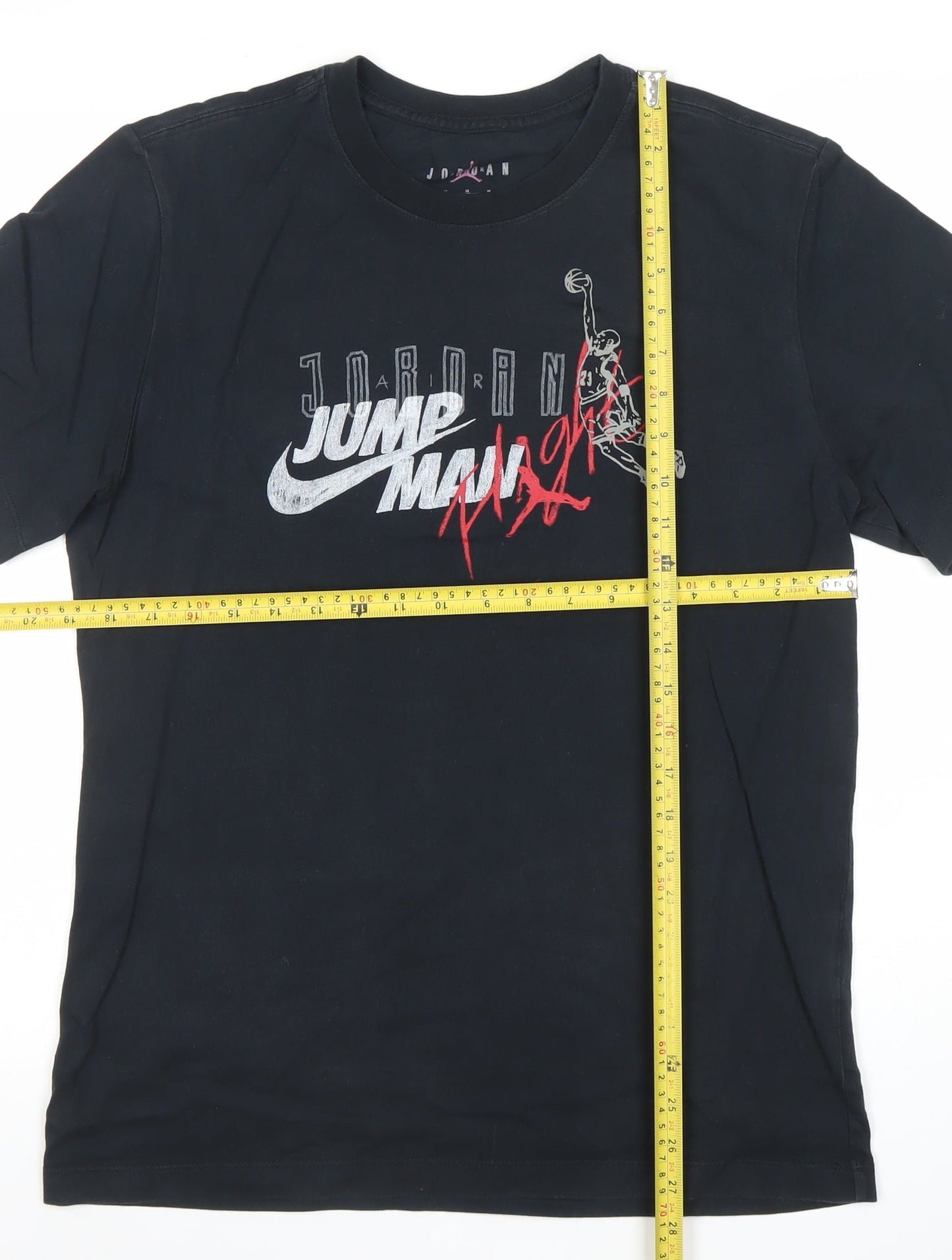Mens UK Size M Nike Jordan Black  T-Shirt