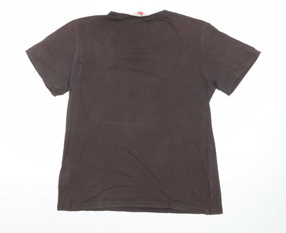 Boys UK Size 10-12 Years H&M Brown Basic T-Shirt