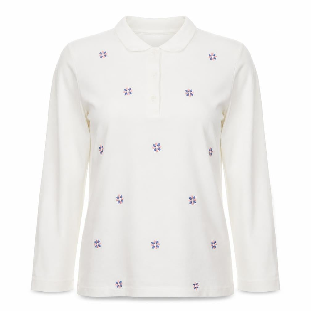 Womens UK Size L Cotswold Collections Ivory Classic Polo