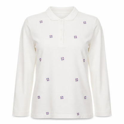 Womens UK Size L Cotswold Collections Ivory Classic Polo