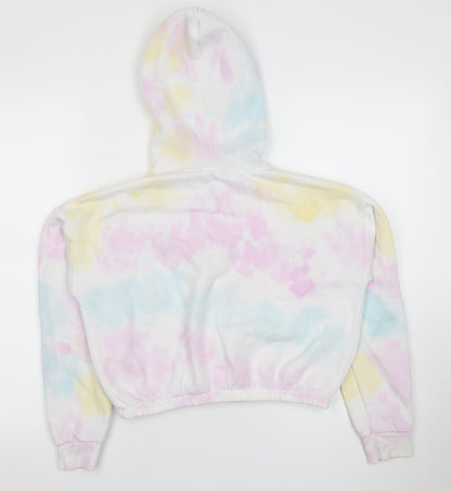 Girls UK Size 12-13 Years 915 Multicoloured Full Zip Hoodie