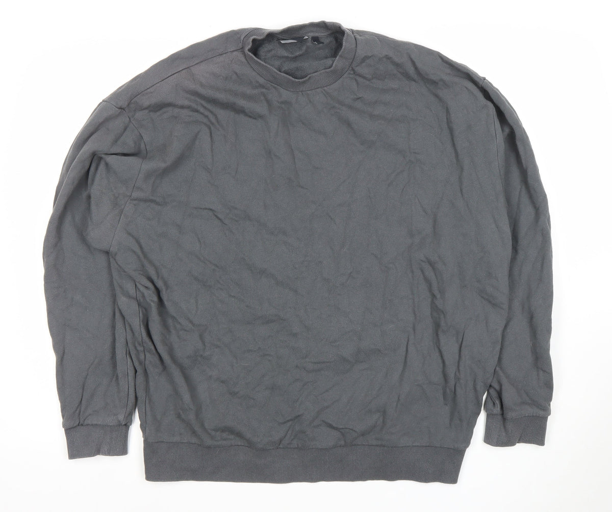 Mens UK Size M ASOS Grey Pullover Sweatshirt