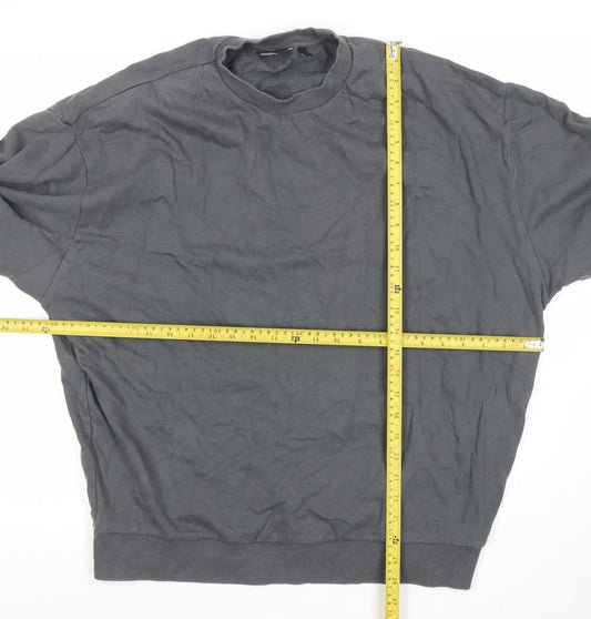 Mens UK Size M ASOS Grey Pullover Sweatshirt