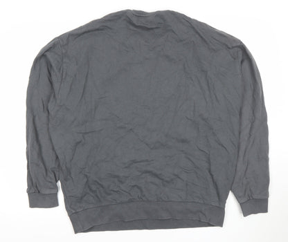 Mens UK Size M ASOS Grey Pullover Sweatshirt