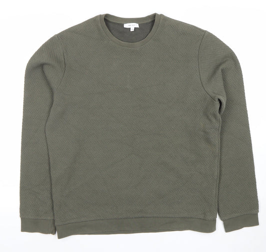 Mens UK Size M Reiss Green Pullover Sweatshirt