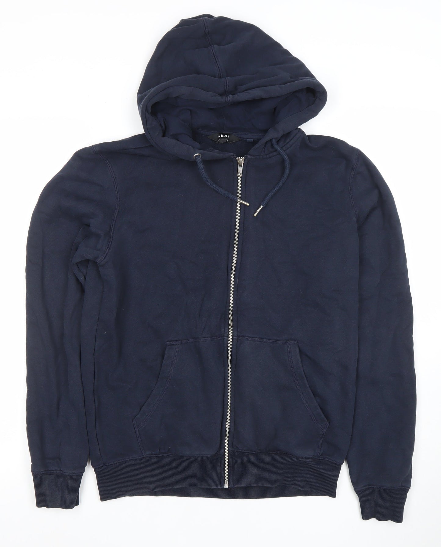 Mens UK Size S NEXT Blue Full Zip Hoodie