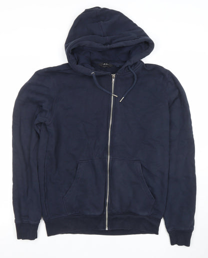 Mens UK Size S NEXT Blue Full Zip Hoodie