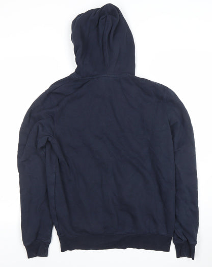 Mens UK Size S NEXT Blue Full Zip Hoodie