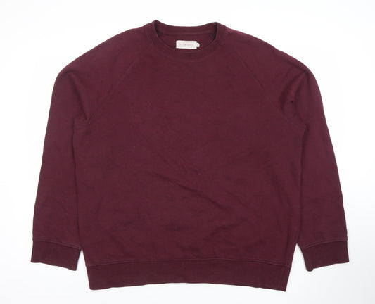 Mens UK Size 2XL Pier One Brown Pullover Sweatshirt