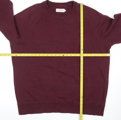 Mens UK Size 2XL Pier One Brown Pullover Sweatshirt