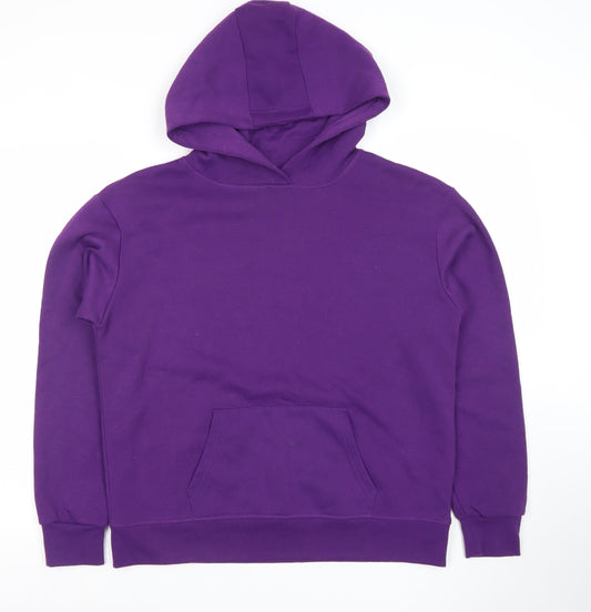 Primark Women's Purple Pullover Hoodie Size S Cotton Blend Casual