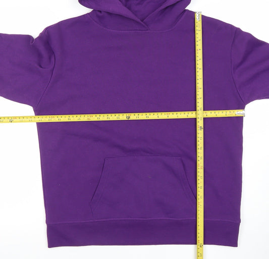 Primark Women's Purple Pullover Hoodie Size S Cotton Blend Casual