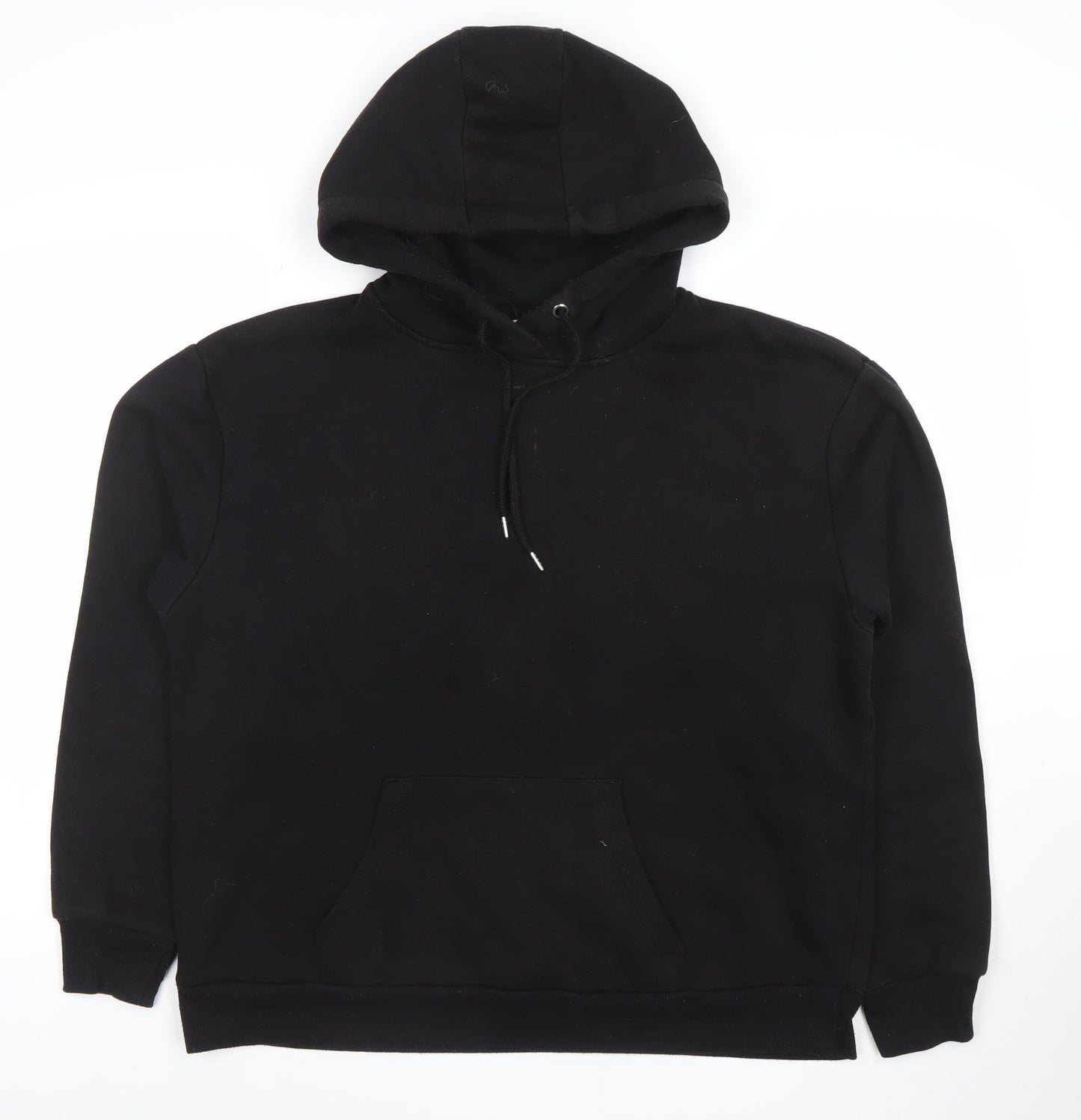 Primark Women Black M Pullover Hoodie Cotton Blend Casual