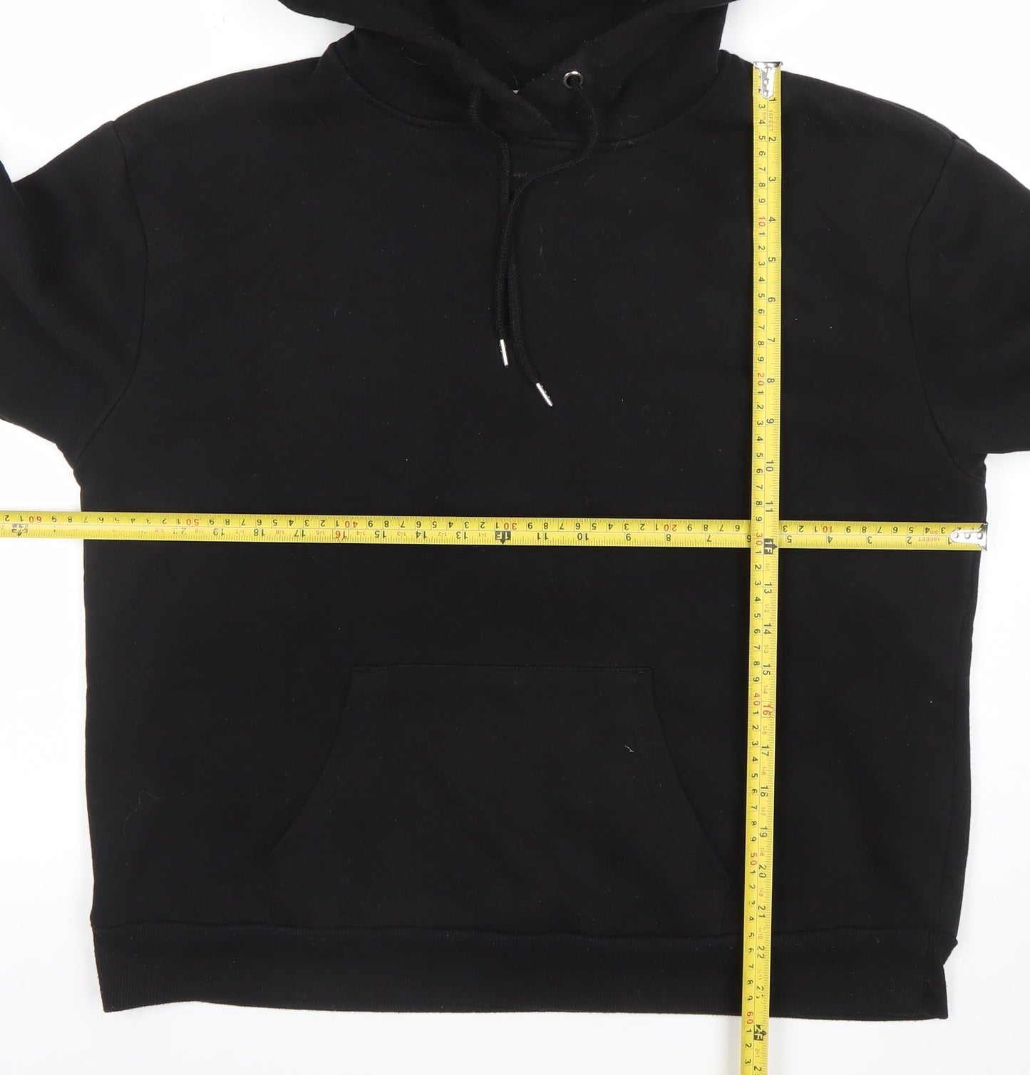 Primark Women Black M Pullover Hoodie Cotton Blend Casual