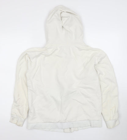 Womens UK Size XL G-Star RAW White Full Zip Hoodie