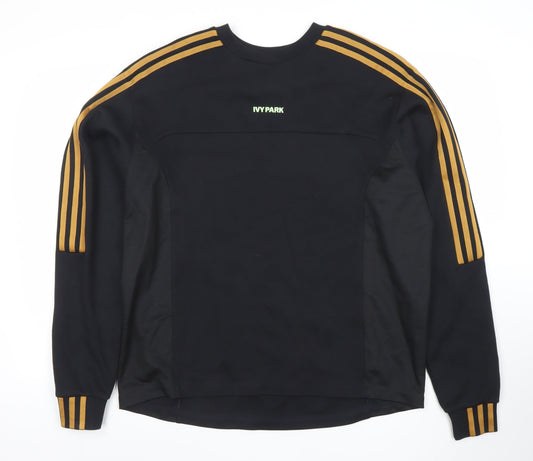 adidas IVY PARK Black Crew Neck Men's Sweatshirt XS Regular Fit
