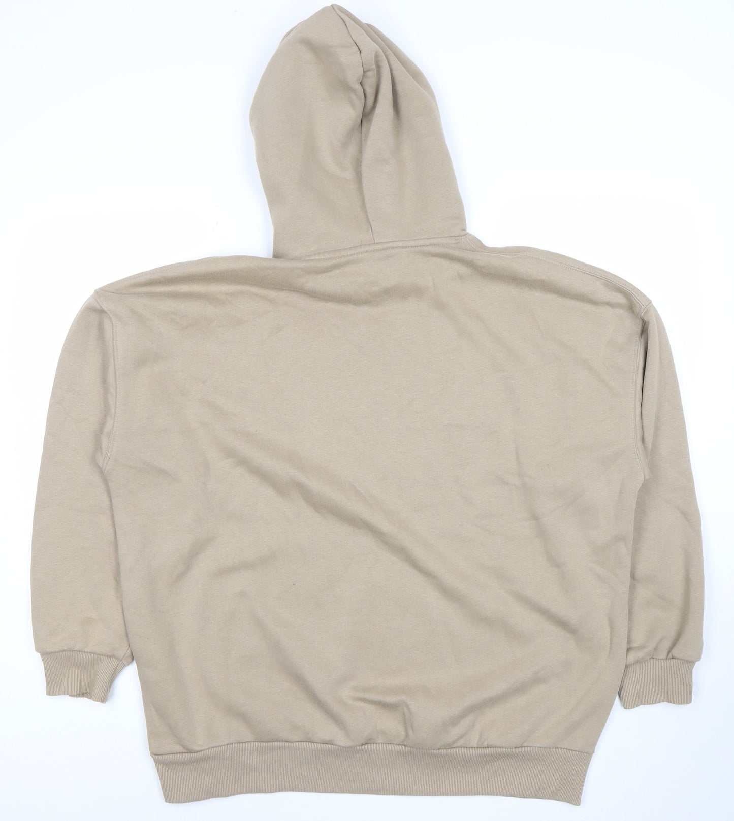 Bershka Womens Beige Pullover Hoodie Hampton Virginia Print Size S